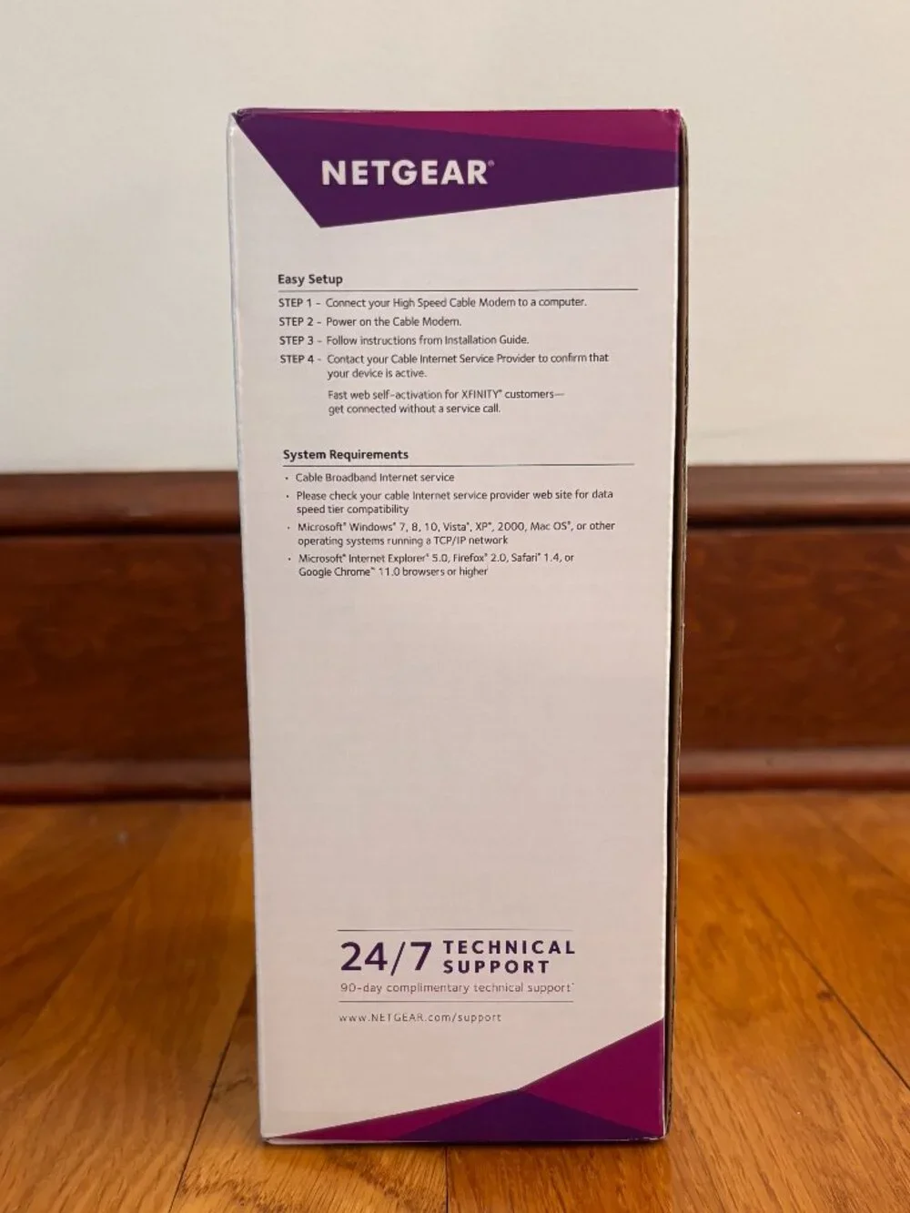 NETGEAR - CM700 High Speed Cable Modem - Picture 5 of 6